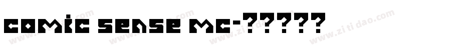 comic sense mc字体转换
